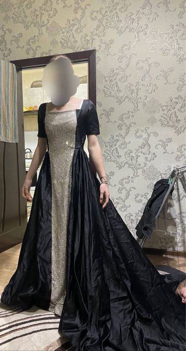 вечернее платье со шлейфом