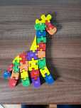 Mellisa Doug : tren din piese de lemn și trusa cu scule + puzzle