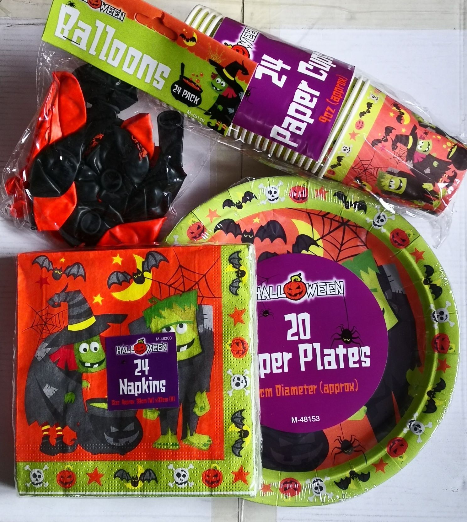 Set tacâmuri motiv Halloween