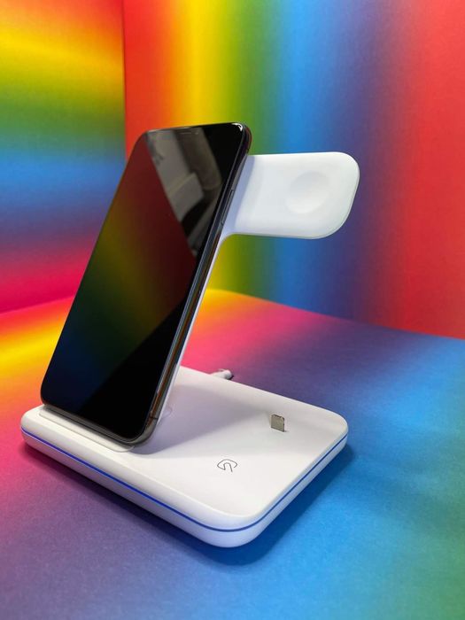 Incarcator incarcatoare wireless 3 in 1