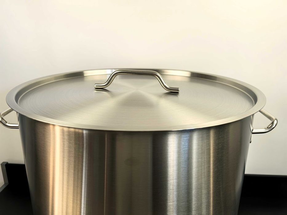 Oala inox 130 litri 55x55 cm profesionala 1299 lei