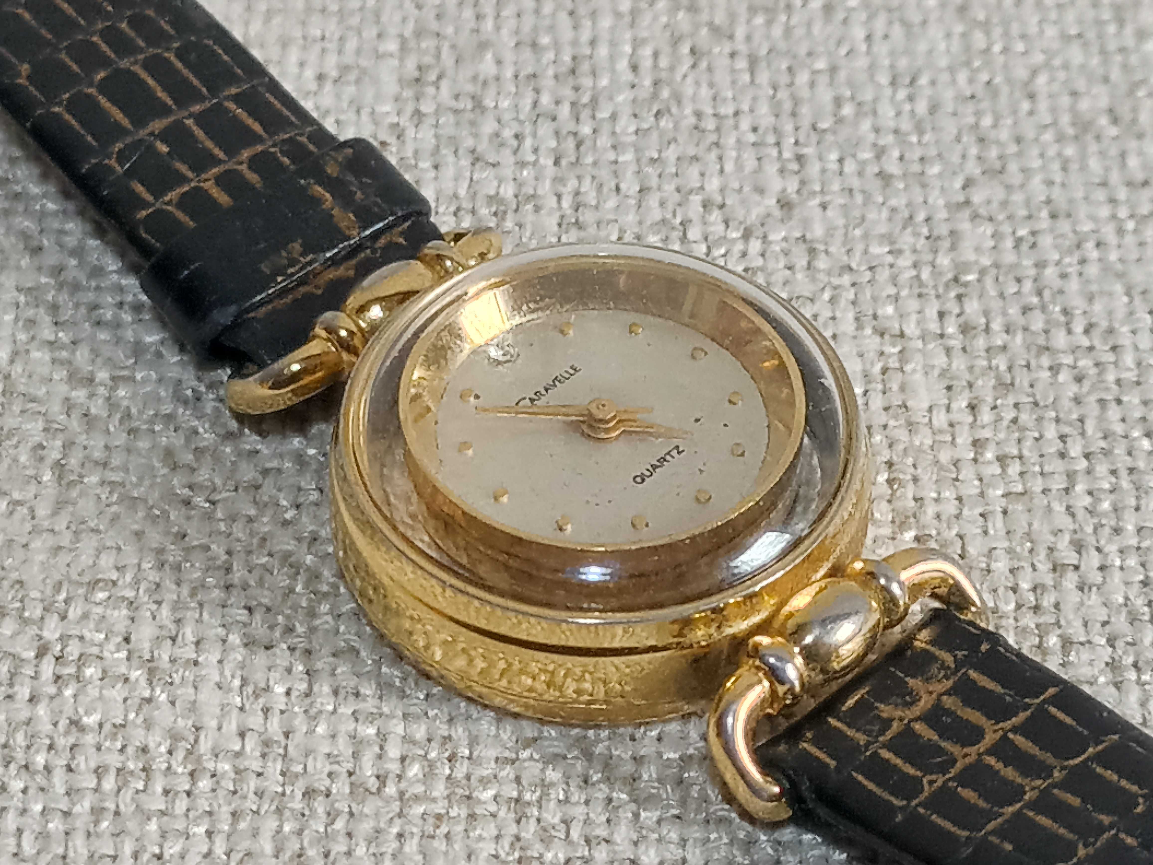 Ceas de dama Caravelle by Bulova (quartz, 5 rubine)