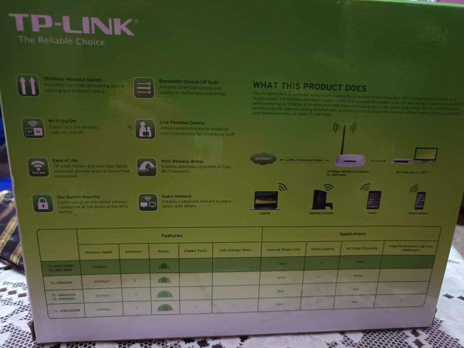 Два броя рутери  за интернет  TP-LINK