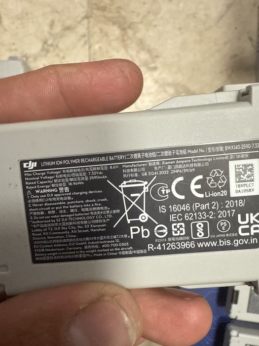 Baterie originala dji mini 3 / 4 pro 2590 mah