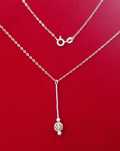 AG128,colier argint 925,nou/marcat, deosebit, lung si elegant