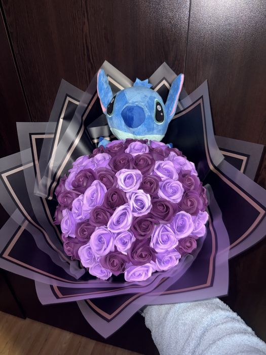 Buchete de trandafiri din săpun și aranjamente