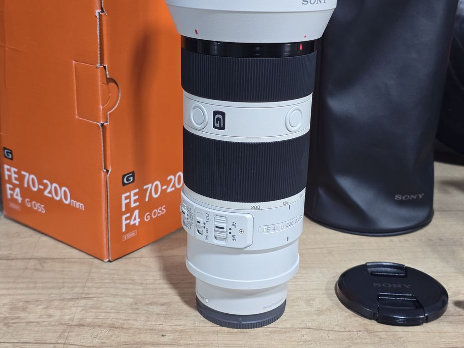 Obiectiv tele SONY G 70-200mm, F4 FE OSS, cu stabilizare, full frame