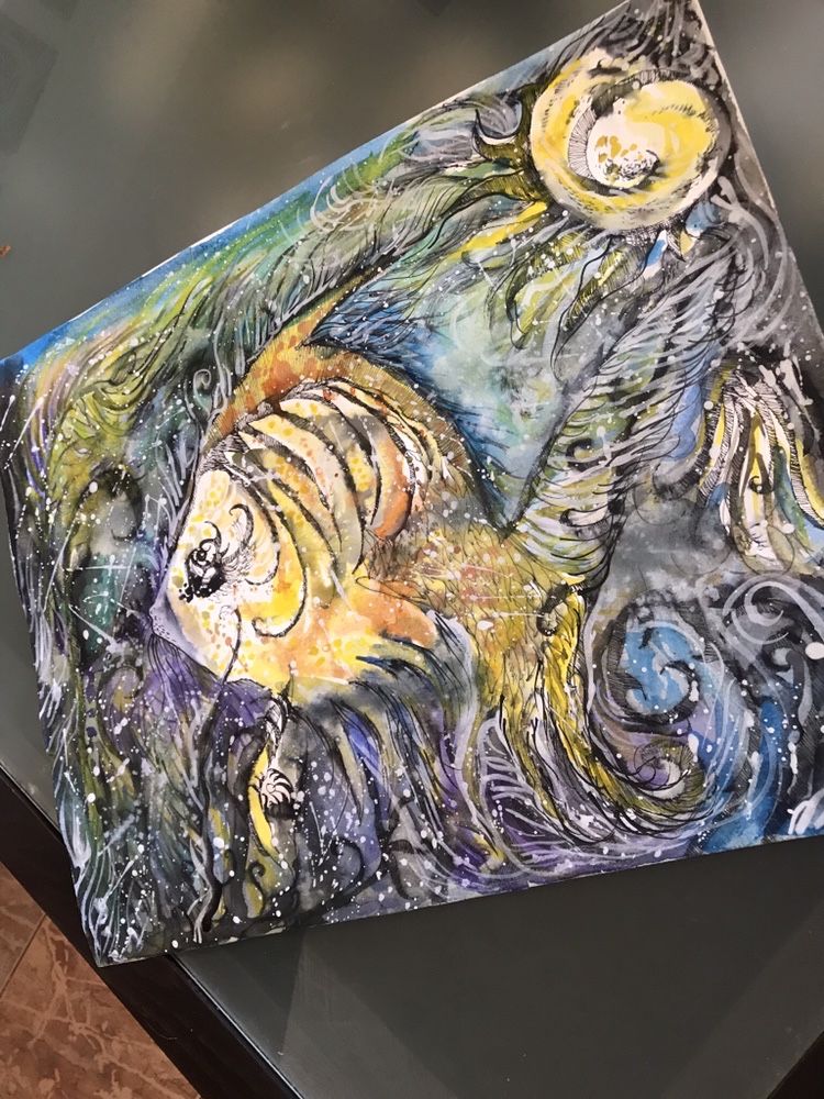 Оригинална картина “Риба”  -акварел