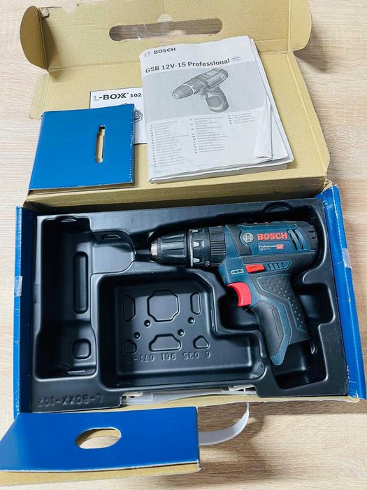 Filetanta percutie Bosch Professional GSB 12V-15 Sistem 12V