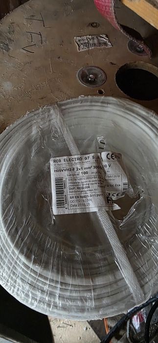 Rola 100 metri cablu MYYUP 2x1 mm H05VVH2-F