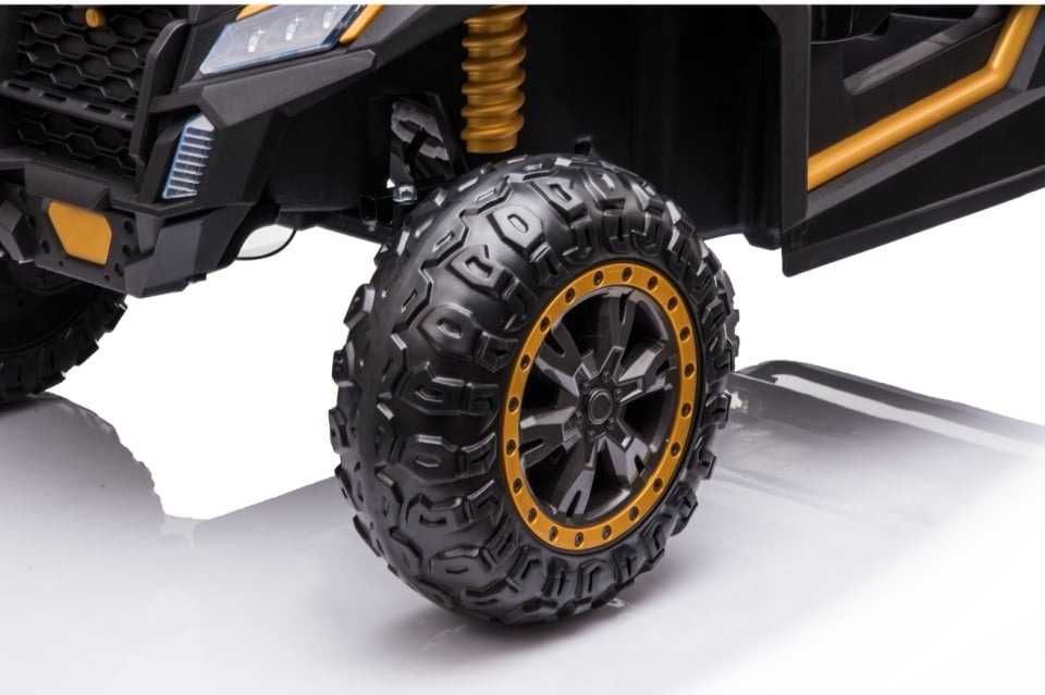 Masinuta electrica cu telecomanda pentru 2 copii UTV Buggy 12V7Ah gold