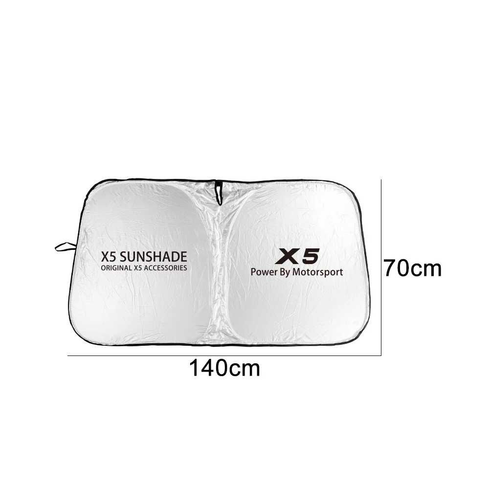 Parasolar AUTO Parbriz Dedicat BMW X5 E53 E70 F15 G05, 140x70cm