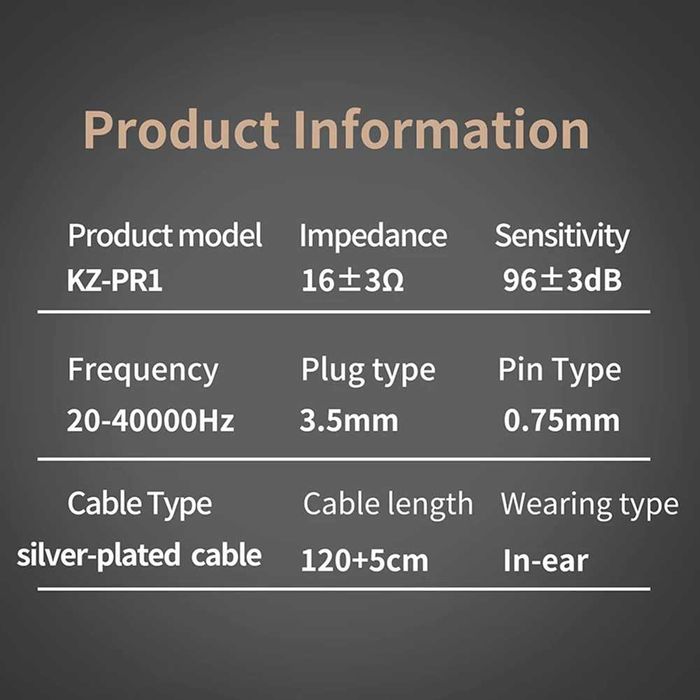 Нови- неотваряни KZ-PR1 13.2mm Planar Magnetic Driver тип iem