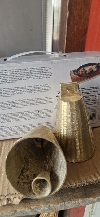 Clopote din alama noi 13-14cm