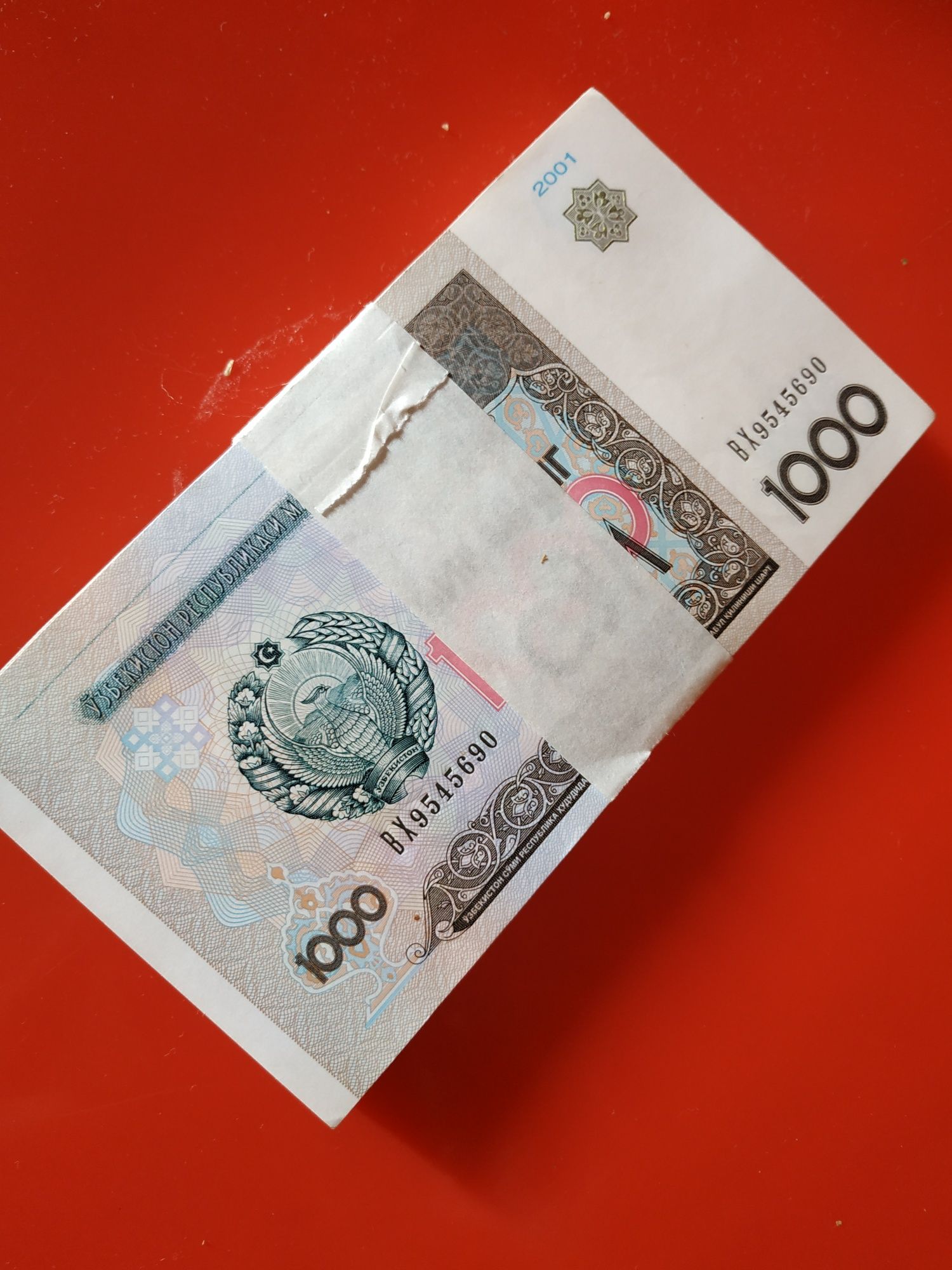 Минг сўмлик ,бир почка , ЯНГИ.100 та.