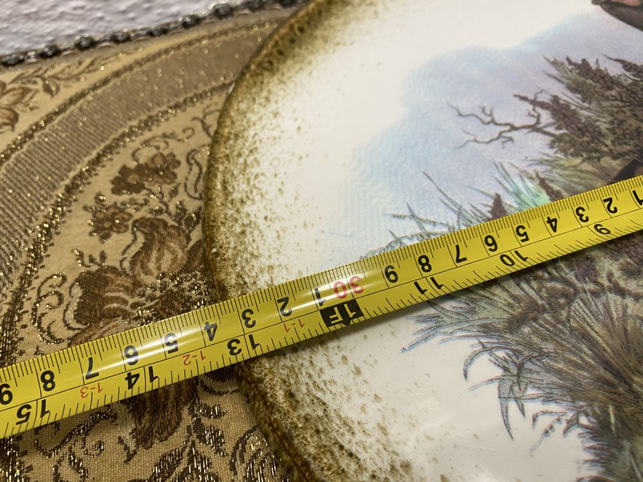 Винтидж италианска чиния с фазан Ceramica VARM 1980 г