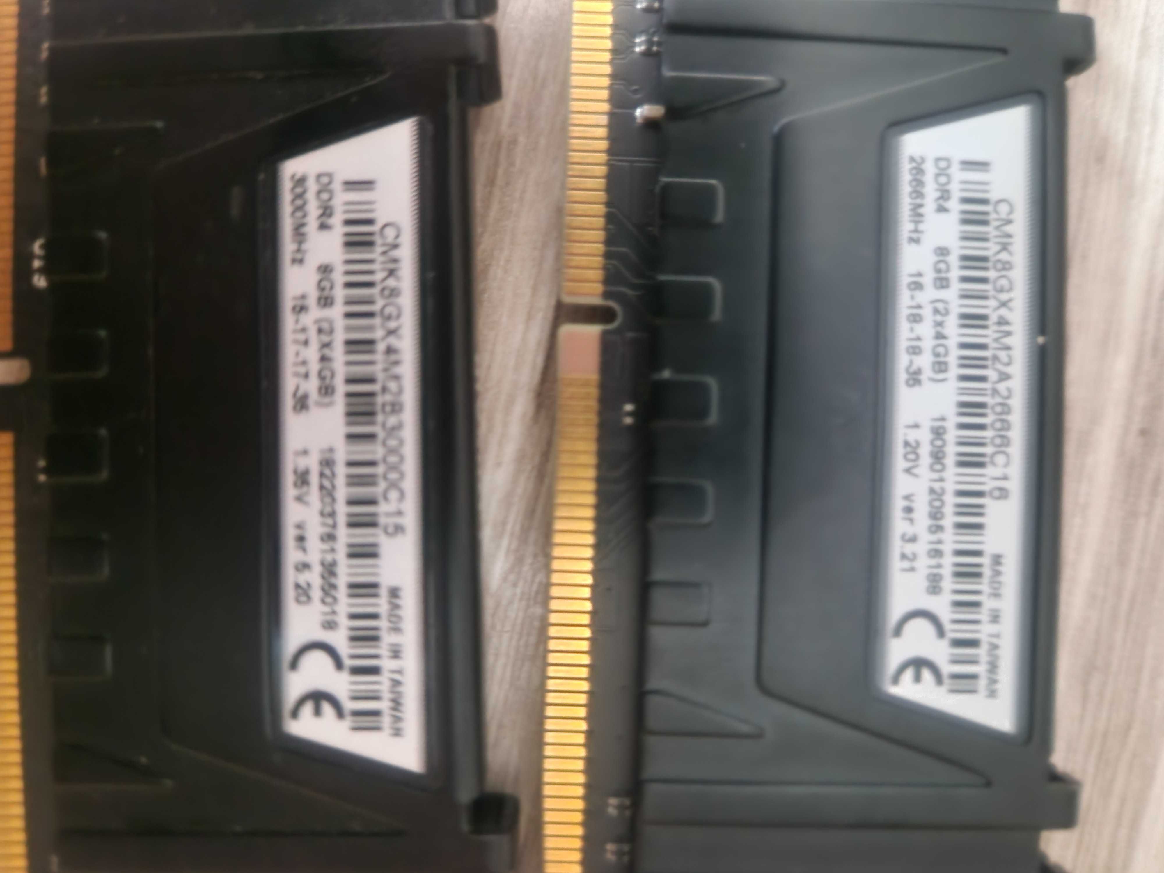 Vengeance DDR4 2x4GB 3000mhz