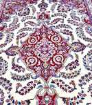 Elegant covor persan-Ghom-Iran-lana-manual-impact vizual-