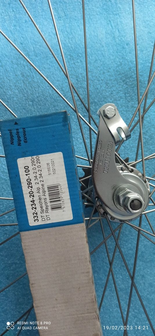 Roată 28-29 spițe groase Inox butuc singlespeed totul nou nouț