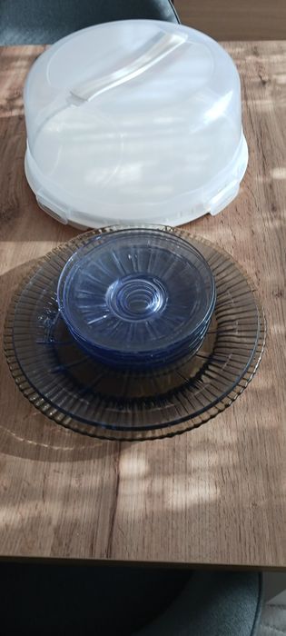 Съд и сервиз за торта лот