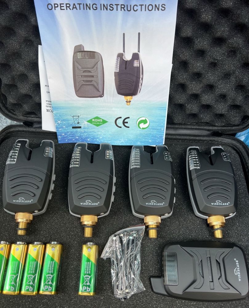 Set Senzori Pescuit  Wind Blade 4 + 1 2019