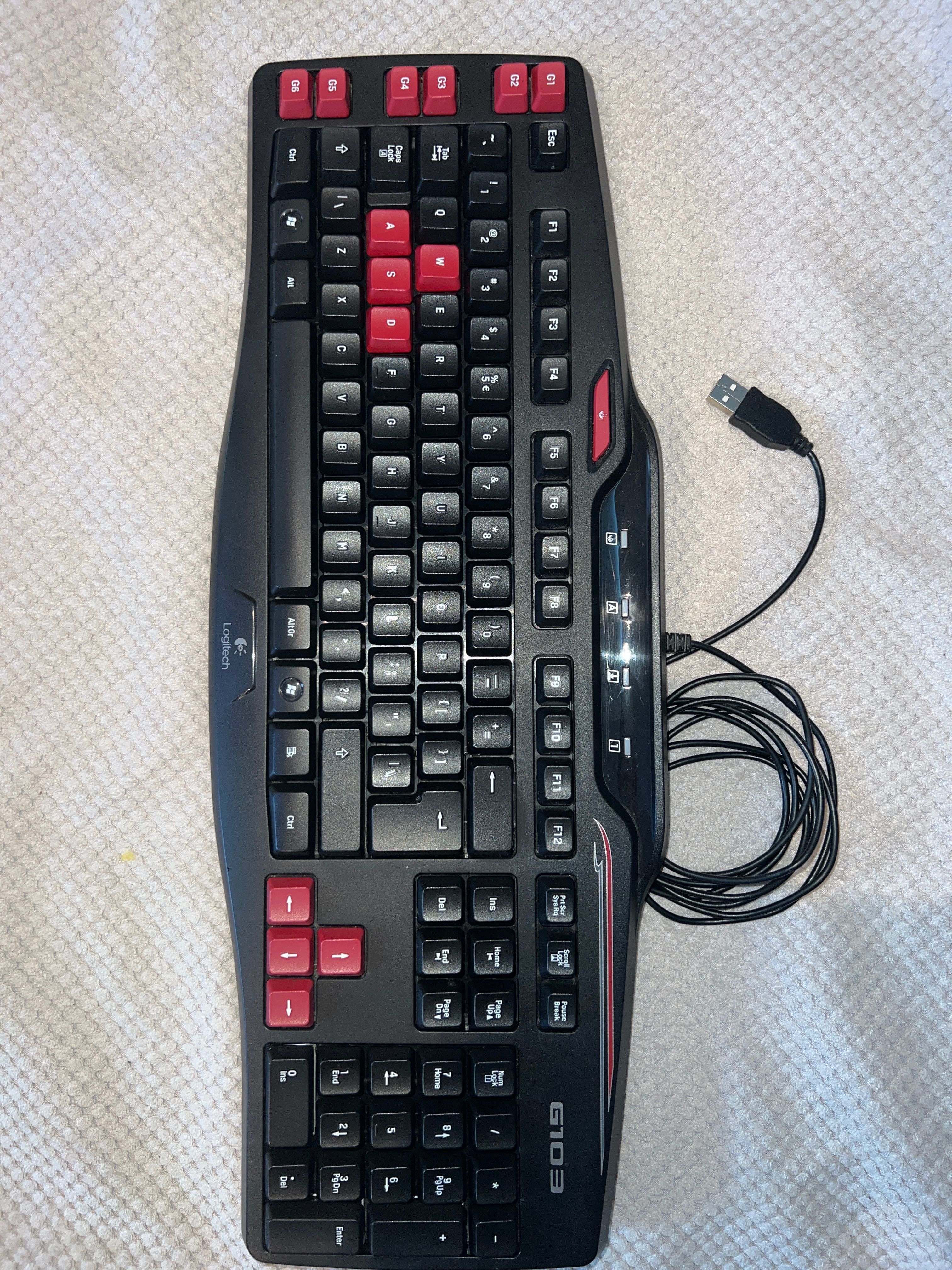 Tastatura de gaming Logitech G103