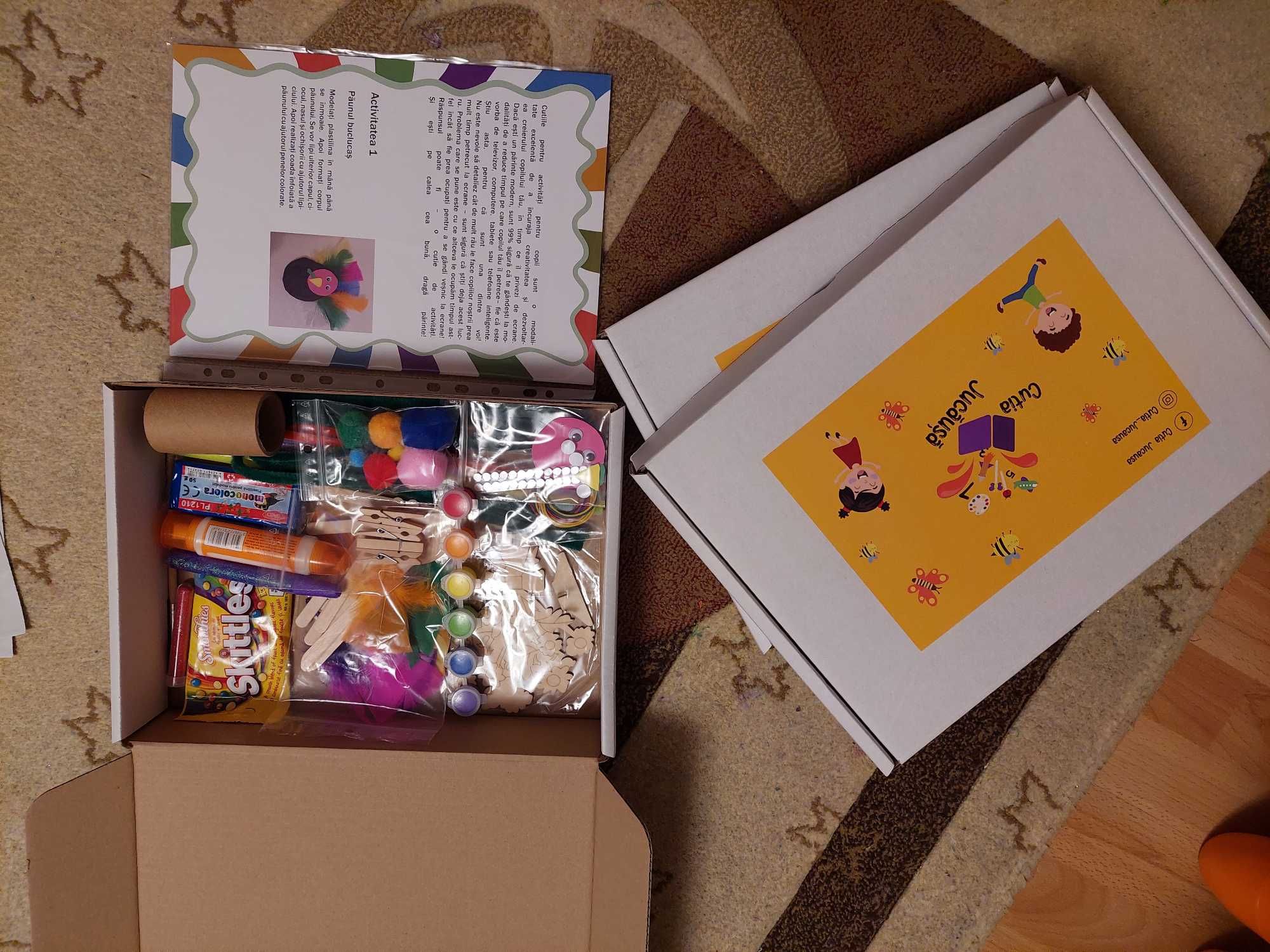Cutia Jucăușă-cutie de activități educative pentru copii CADOUL IDEAL