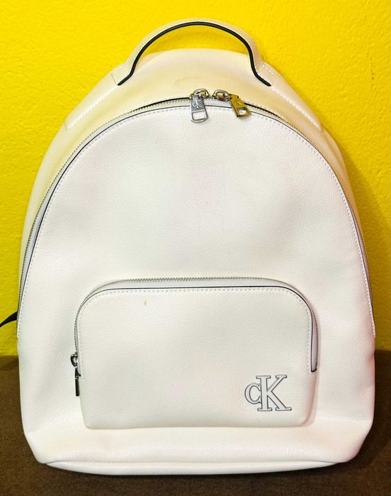 Бяла раница Calvin Klein