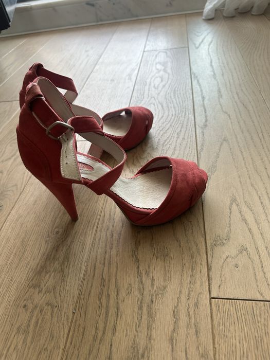 Sandale din piele intoarsa Smillung Shoes, 37