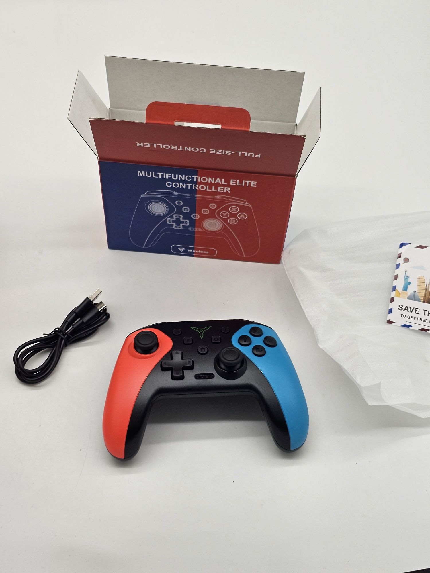 Controler pentru Nintendo Switch Touch Back, programabil, fu