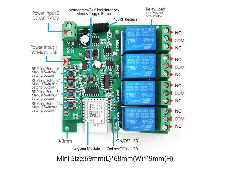 smart home dc 4ch