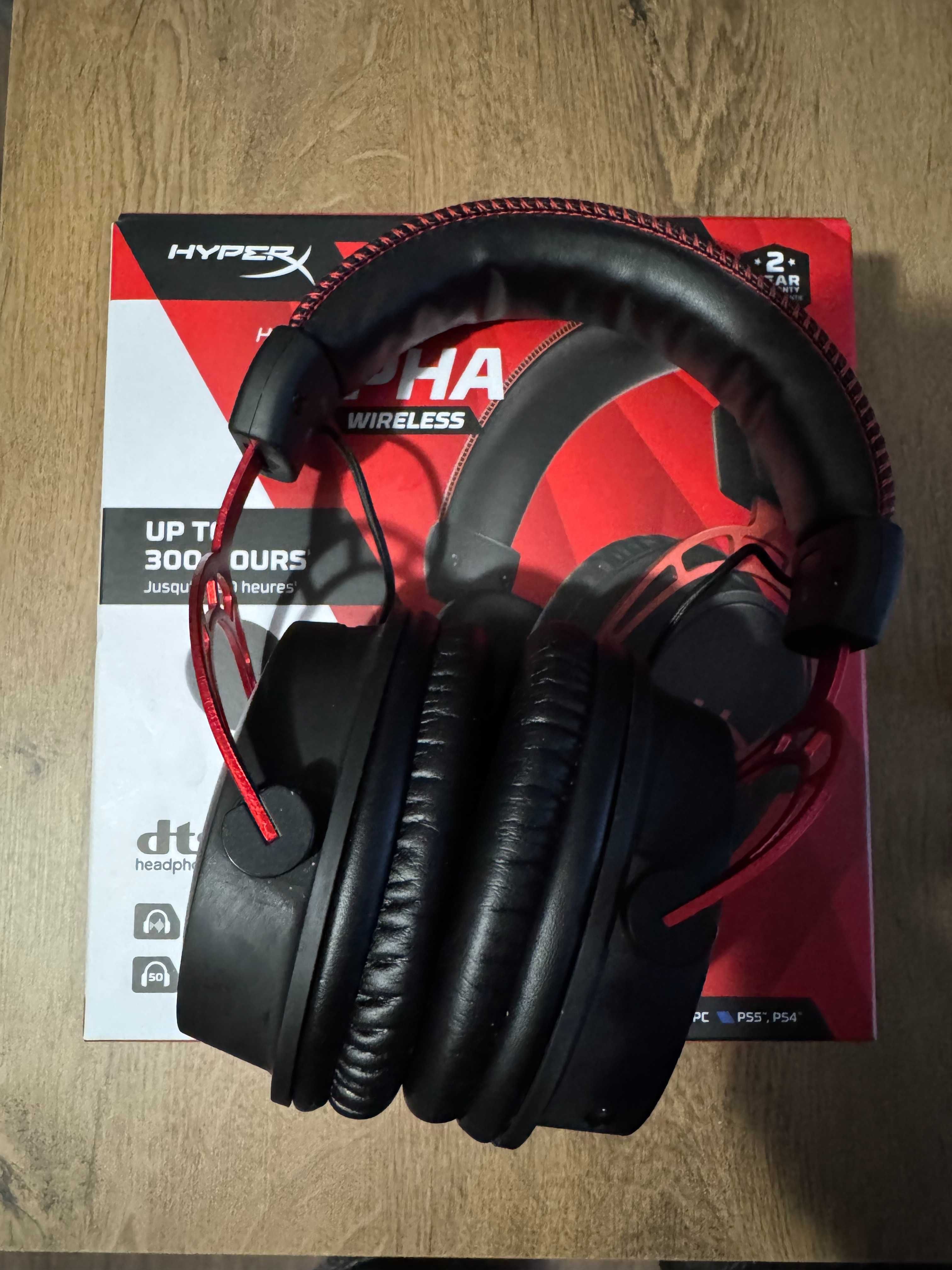 HyperX Cloud Alpha Wireless Слушалки Отлично състояние