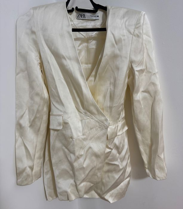 Рокля Zara ZARA бяло XS S