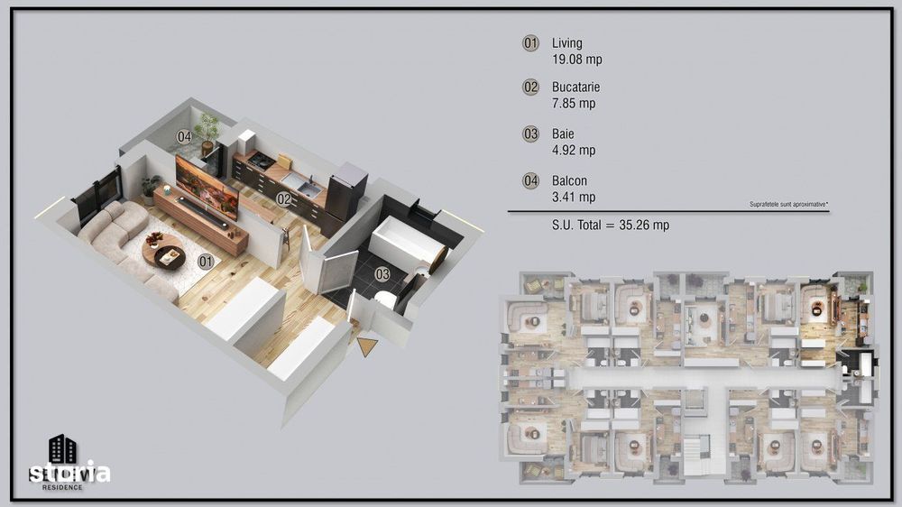 Garsoniera Militari Residence aprilie 2026