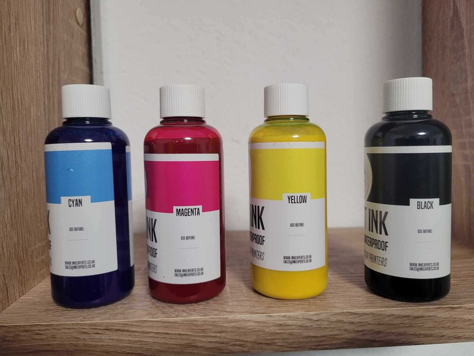 Set cerneala Pigment Inkexperts HD 4x100ML pentru imprimante Epson