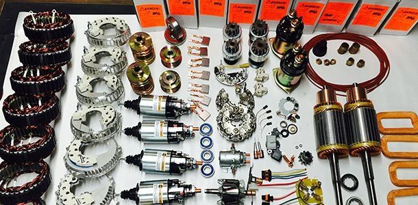 Piese reparatie pentru electromotoare si alternatoare