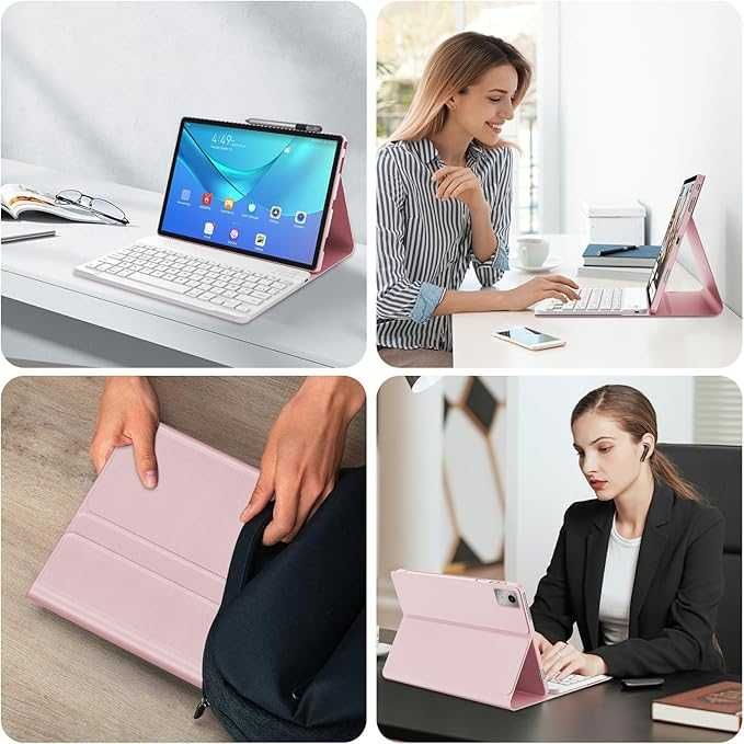 Калъф с клавиатура за Lenovo Tab M11 11 инча 2024, Безжична Bluetooth