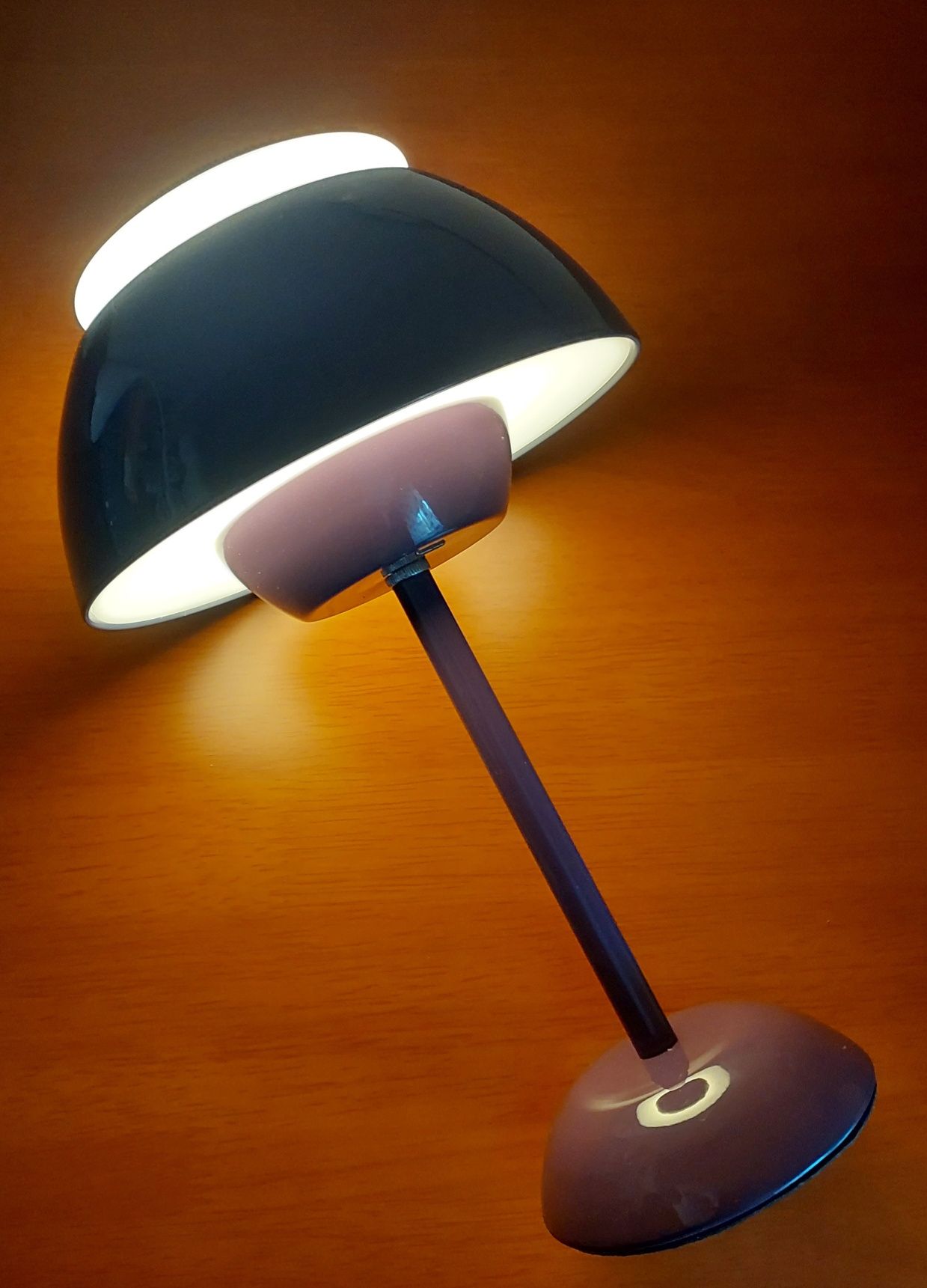 Lampă de masă cu ghiveci de flori. Lampă ciupercă, fără fir,