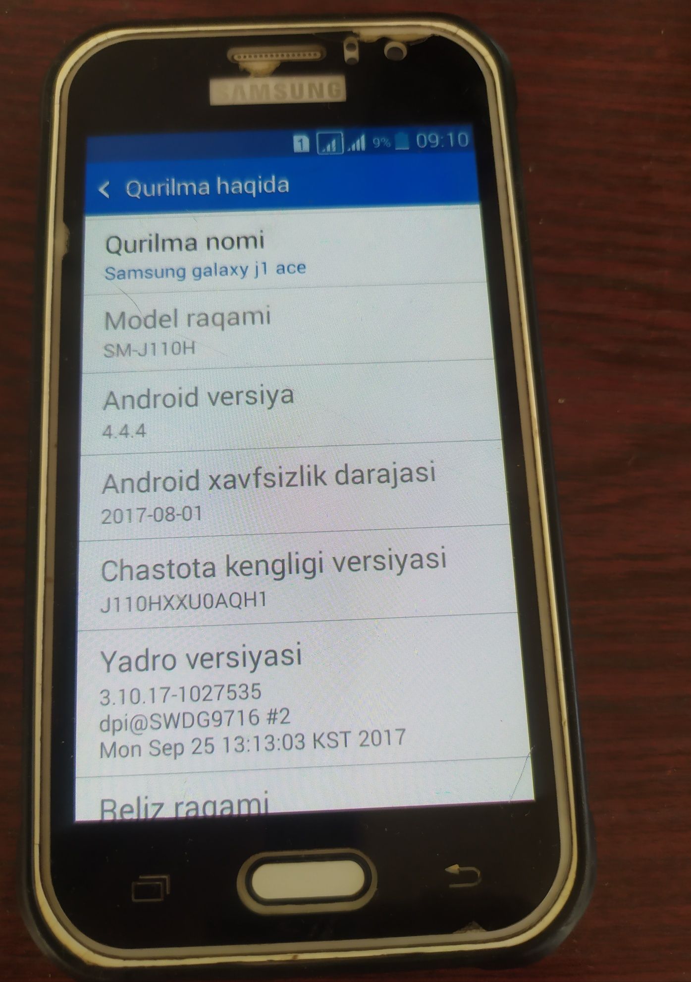 Samsung galaxy j1ace