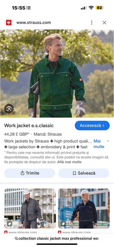 workwear set munca