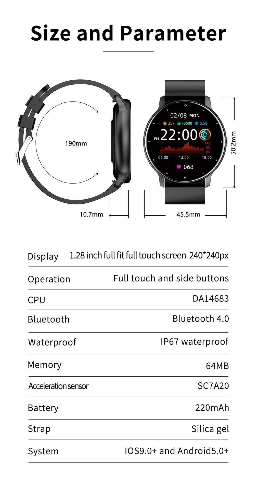 Смарт-часы Modfit ZL02