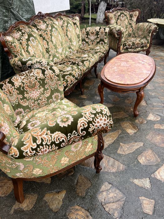 Canapea cu doua fotolii stil Baroc