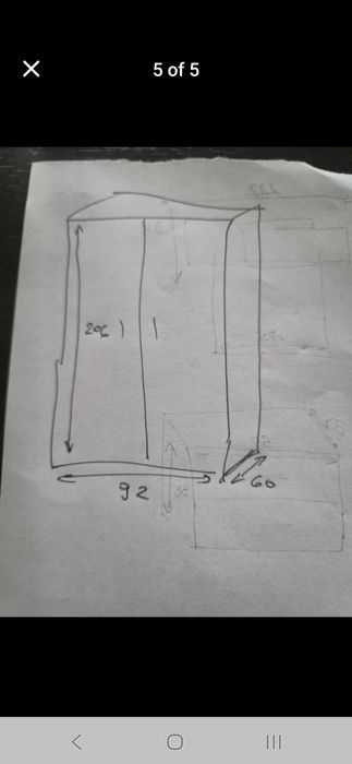 Dulap mare cu sertare steaua 206x92x60
