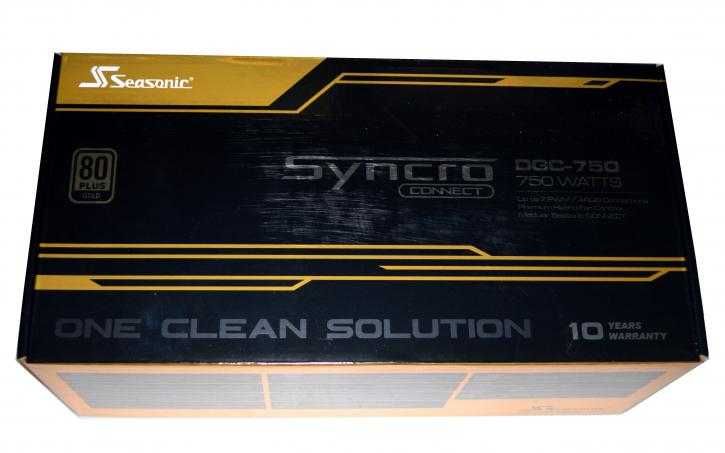 Carcasa Seasonic Syncro Q704 TG Black 750W Connect 80+ Gold inclusă