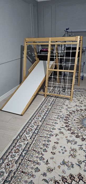 Детский игровой комплекс.  Горка лазинки