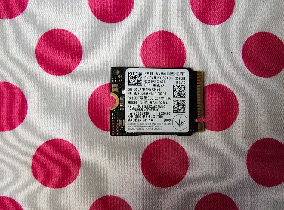 Samsung SSD PM991 256 GB PCIe 3.0 x4, NVMe, M.2