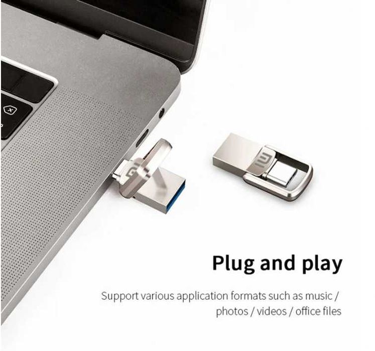 Stick USB 2 TB mi USB A + USB C