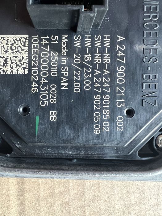 Droser calculator far Mercedes A2479002113