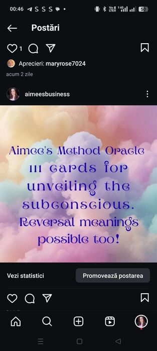 Oracol cu 222 de mesaje pentru autodezvoltare și accesarea emoțiilor