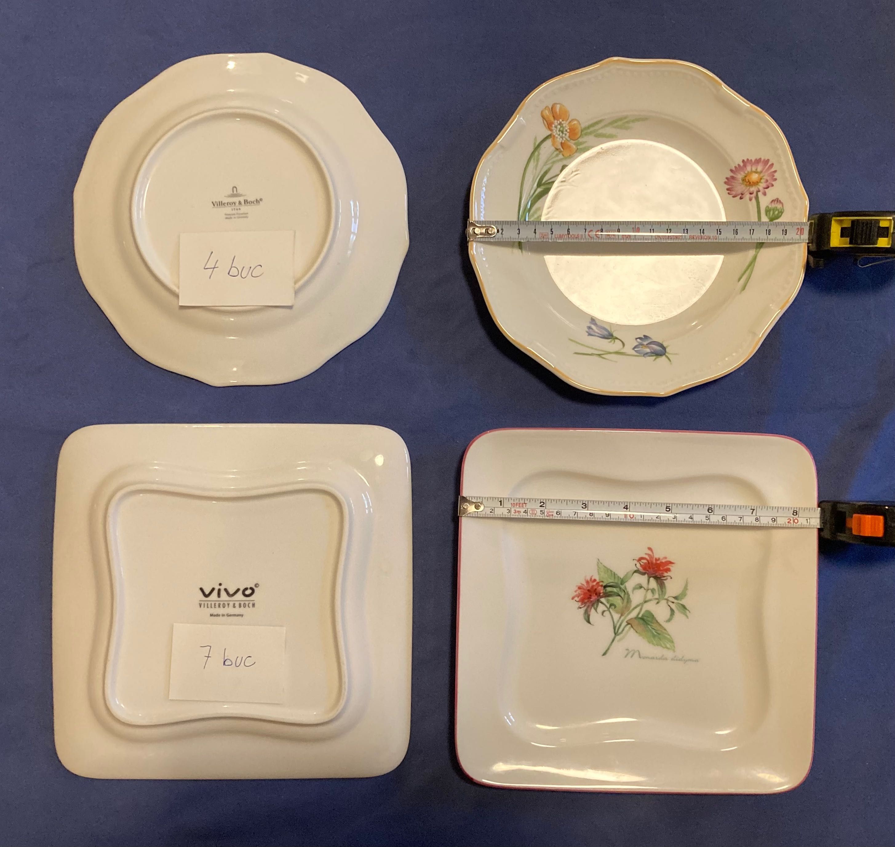 Serviciu de masa nou - Villeroy & Boch - Farfurii Porțelan Pahare